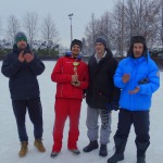 1. vietas ieguvēji- hokeja komanda "Humors" no Talsiem
