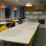 Mājturības kabinets ieguvis jaunu- mūsdienīgu interjeru un mēbeles priecīgās krāsās