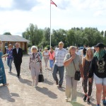 25.jūlijā Kandavas novada Politiski represēto apvienība apmeklēja Likteņdārzu