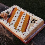 Piecu gadu jubilejas torte
