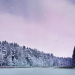 Lauras Kristīnes Melnes foto “Ziema”, Teteriņa ezers (1. vieta) 